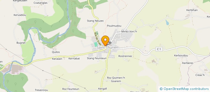 localisation de l'entreprise LE PETIT MARCHE  SAINT-THURIEN