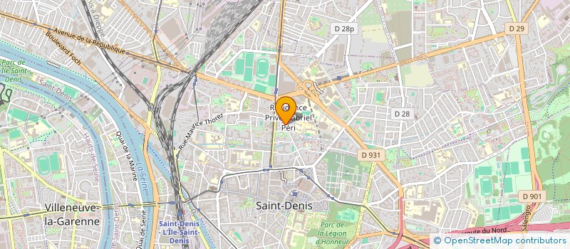 localisation de l'entreprise LE PETIT MARCHE à SAINT-DENIS