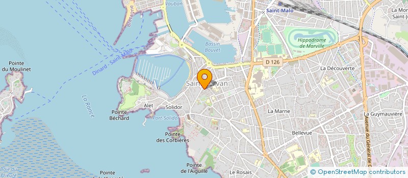 localisation de l'entreprise LE PETIT MARCHE  SAINT-BENOIT-DES-ONDES