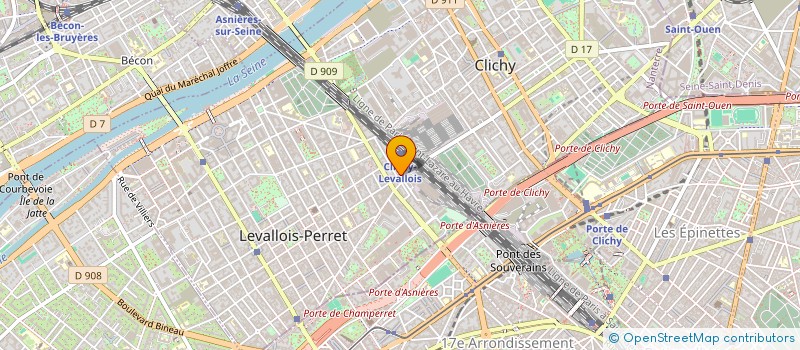 localisation de l'entreprise LE PETIT MARCHE à LEVALLOIS-PERRET