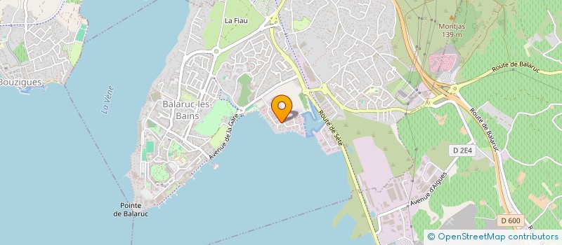 localisation de l'entreprise LE PETIT MARCHE DE LA MODE  BALARUC-LES-BAINS