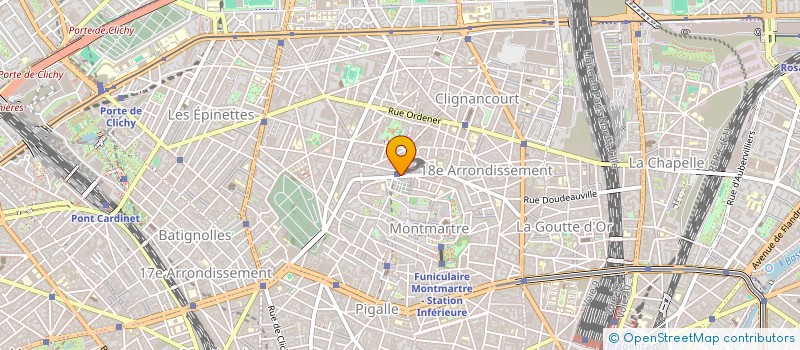 localisation de l'entreprise LE PETIT MARCHE DU SACRE COEUR  PARIS