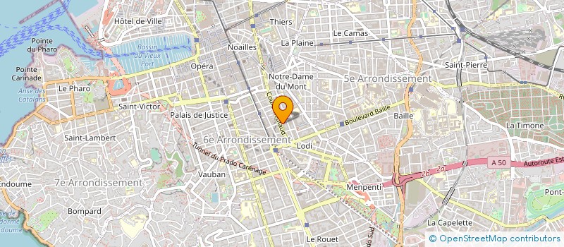 localisation de l'entreprise LE PETIT MARCHE PROVENCAL à MARSEILLE