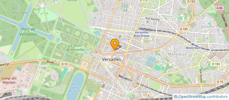 localisation de l'entreprise LE PETIT MARGNIER à VERSAILLES