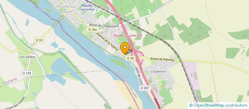 localisation de l'entreprise LE PETIT MARIN à POUILLY-SUR-LOIRE