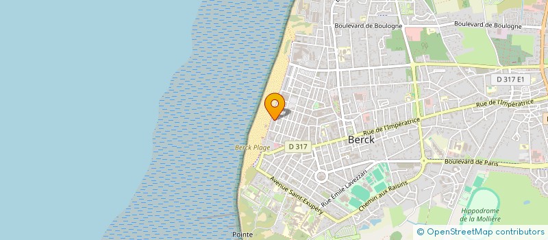 localisation de l'entreprise LE PETIT MARIN à BERCK