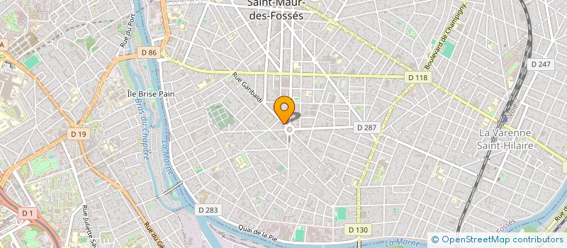 localisation de l'entreprise LE PETIT MARKET à SAINT-MAUR-DES-FOSSES