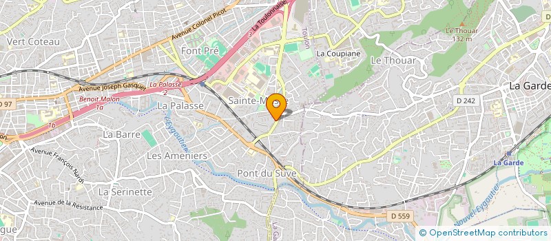 localisation de l'entreprise LE PETIT MAROCAIN  TOULON