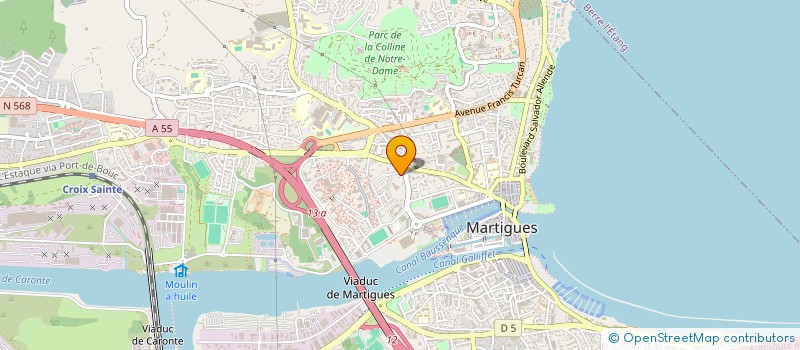 localisation de l'entreprise LE PETIT MAS à MARTIGUES
