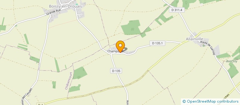 localisation de l'entreprise LE PETIT MATHE-LEAU à ALLAINVILLE