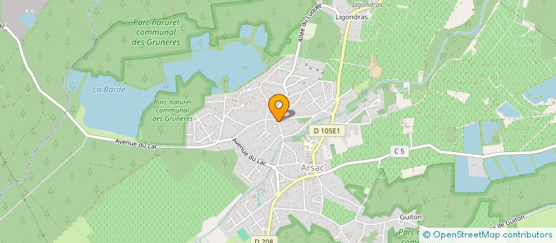 localisation de l'entreprise LE PETIT MEDOC HOLDING MULTISERVICES  ARSAC