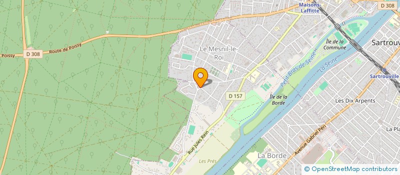 localisation de l'entreprise LE PETIT MESNIL  LE MESNIL-LE-ROI