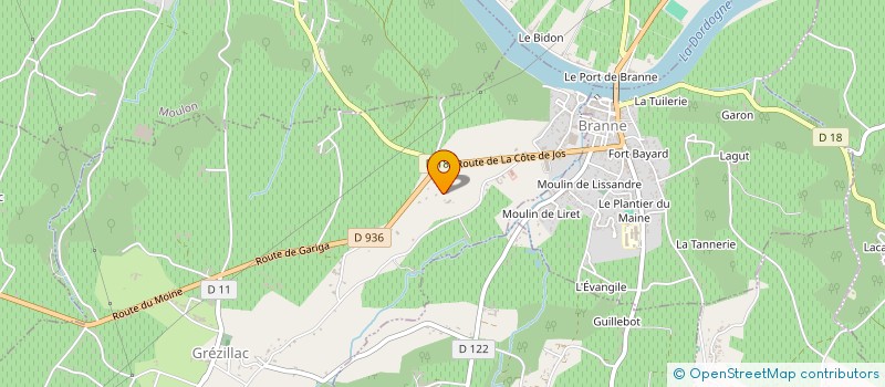 localisation de l'entreprise LE PETIT METALLIER  GREZILLAC