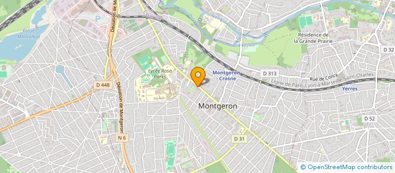 localisation de l'entreprise LE PETIT MIGNON à MONTGERON