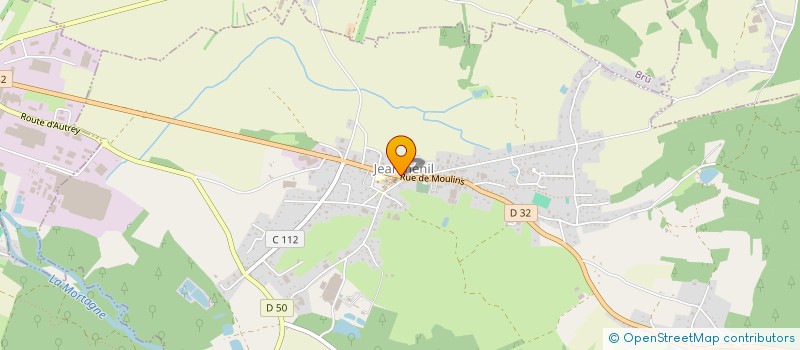 localisation de l'entreprise LE PETIT MITRON  JEANMENIL