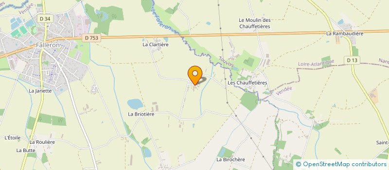 localisation de l'entreprise LE PETIT MOINEAU à FALLERON