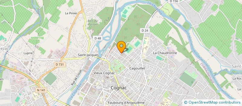 localisation de l'entreprise LE PETIT MOISANT à COGNAC