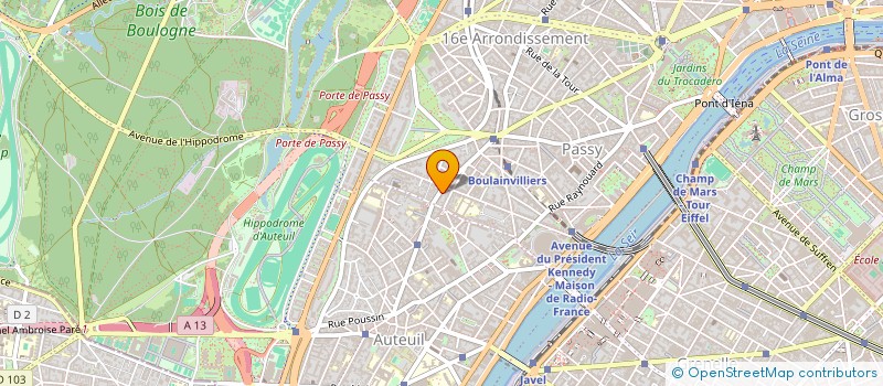 localisation de l'entreprise LE PETIT MOLIERE  PARIS