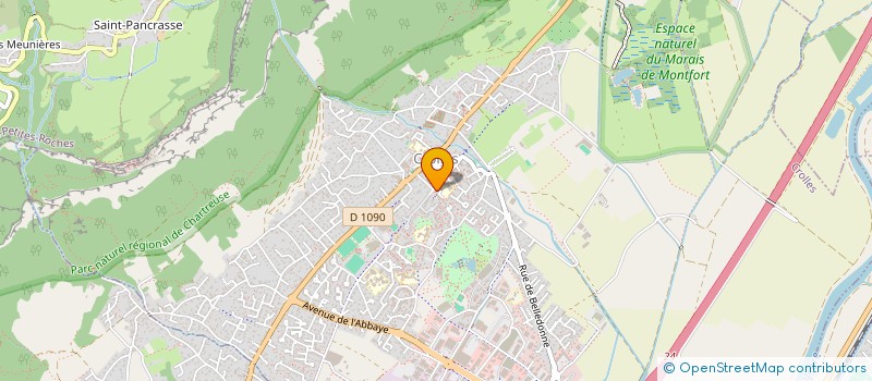 localisation de l'entreprise LE PETIT MONDE DE CAPUCINE  CROLLES