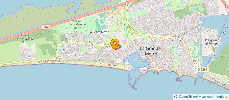 localisation de l'entreprise LE PETIT MONDE DE NAELIE  LA GRANDE-MOTTE