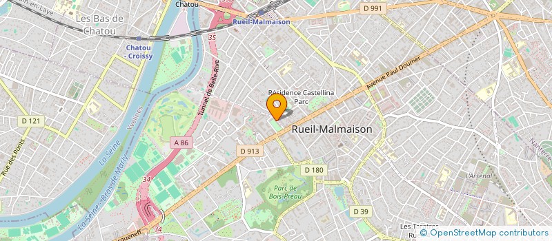 localisation de l'entreprise LE PETIT MONDE DES MERVEILLES à RUEIL-MALMAISON