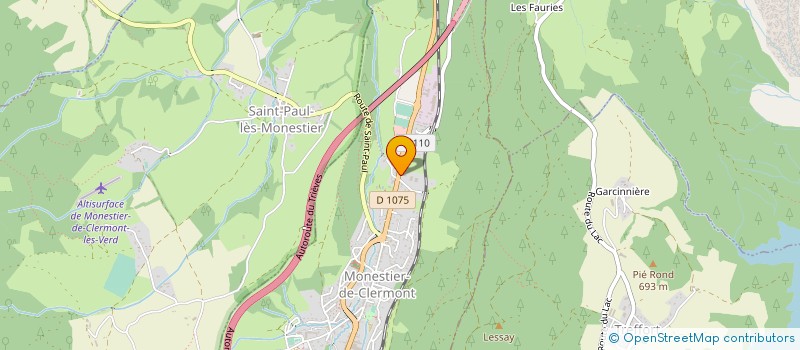 localisation de l'entreprise LE PETIT MONETERON à MONESTIER-DE-CLERMONT
