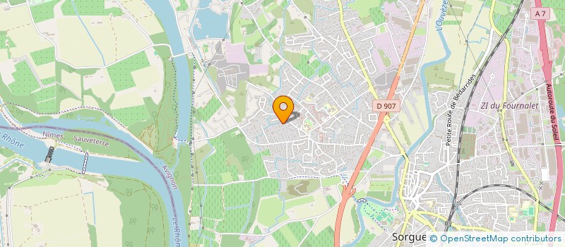 localisation de l'entreprise LE PETIT MONT THABOR  SORGUES