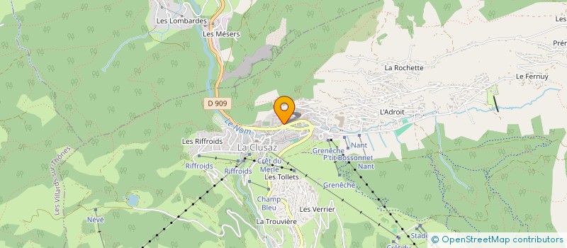localisation de l'entreprise LE PETIT MONTAGNARD à LA CLUSAZ
