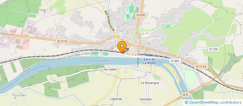 localisation de l'entreprise LE PETIT MONTMARTRE  LA REOLE