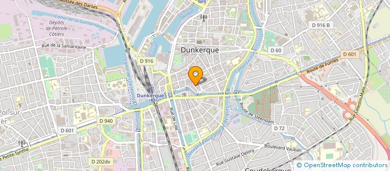 localisation de l'entreprise LE PETIT MONTMARTRE à DUNKERQUE