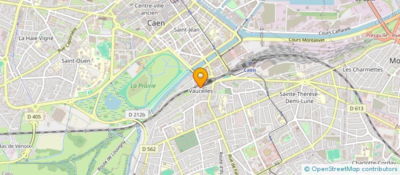 localisation de l'entreprise LE PETIT MONTMARTRE à CAEN