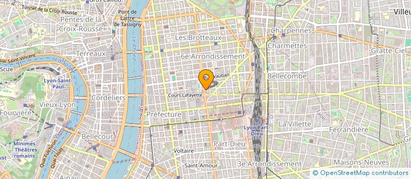 localisation de l'entreprise LE PETIT MONTMAY à LYON