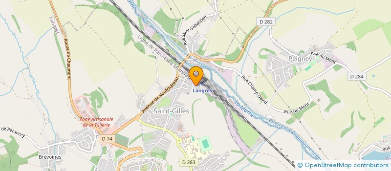 localisation de l'entreprise LE PETIT MORIMONT à LANGRES