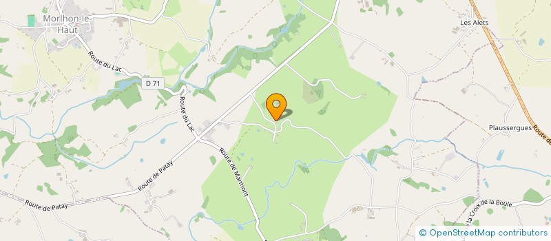 localisation de l'entreprise LE PETIT MORLHON  MORLHON-LE-HAUT