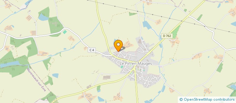 localisation de l'entreprise LE PETIT MOULIN  MAUGES-SUR-LOIRE