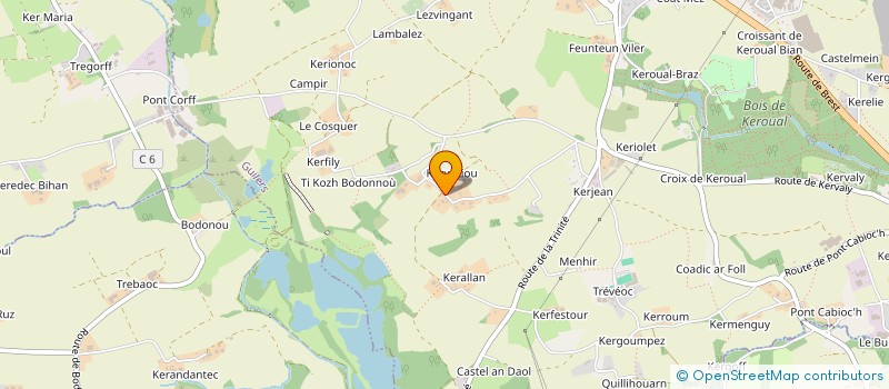 localisation de l'entreprise LE PETIT MOULIN  BOHARS