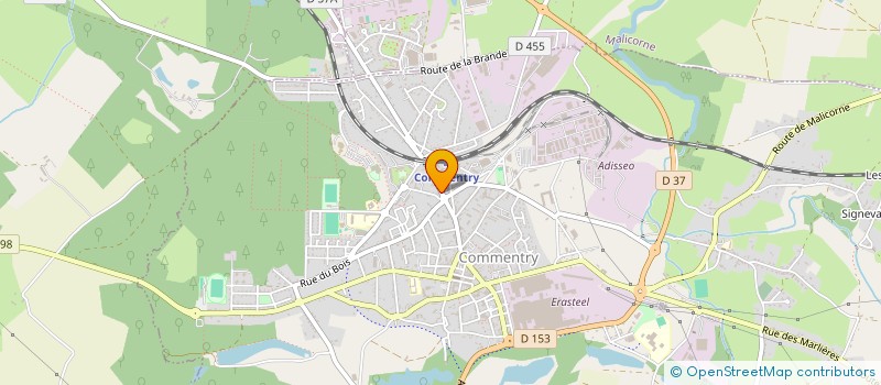 localisation de l'entreprise LE PETIT MOULIN  COMMENTRY