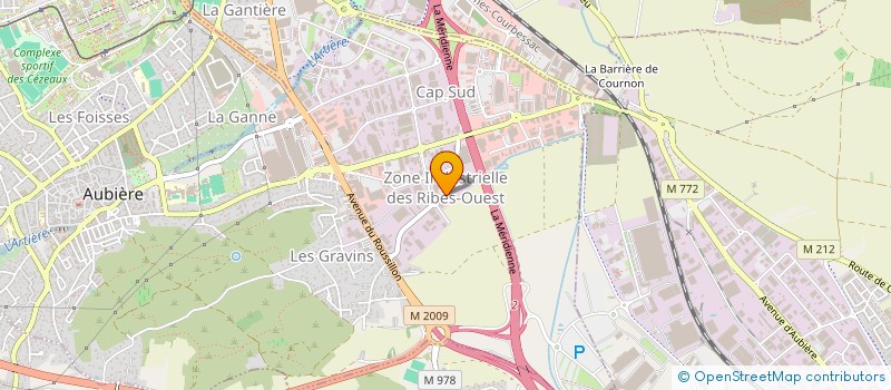 localisation de l'entreprise LE PETIT MOULY  AUBIERE