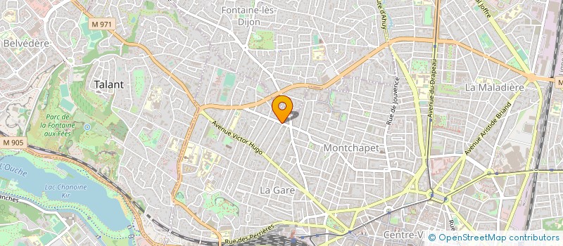 localisation de l'entreprise LE PETIT MOZART à DIJON