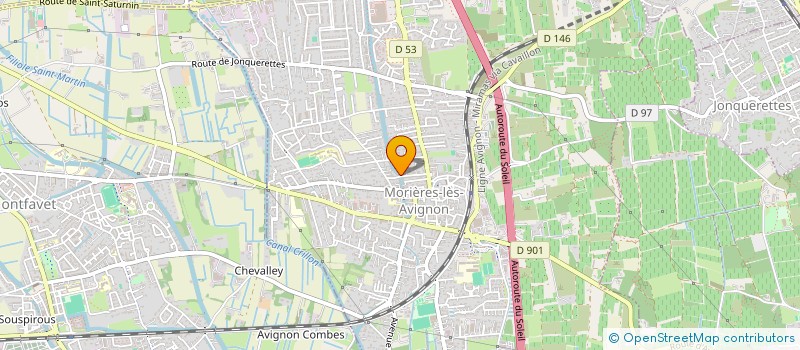localisation de l'entreprise LE PETIT MUSEE DE MORIERES  MORIERES-LES-AVIGNON