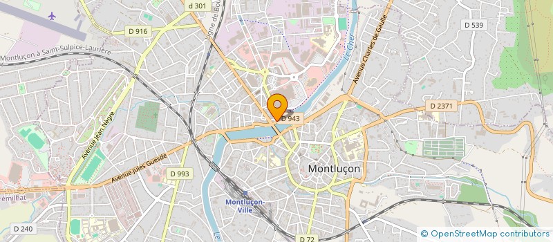 localisation de l'entreprise LE PETIT NAPOLITAIN à MONTLUCON