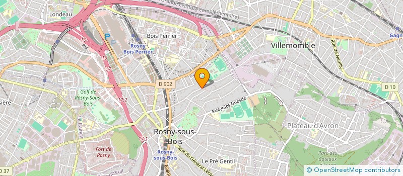 localisation de l'entreprise LE PETIT NAVIRE à ROSNY-SOUS-BOIS
