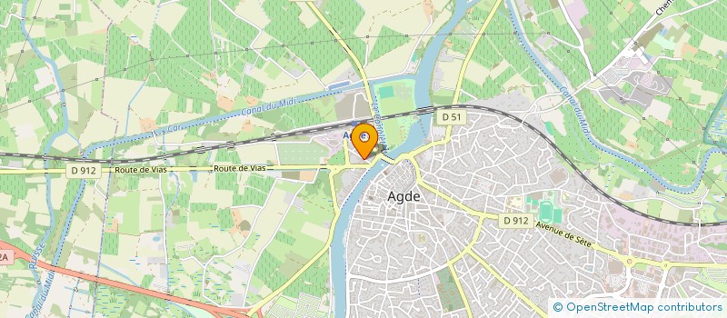 localisation de l'entreprise LE PETIT NICE  AGDE