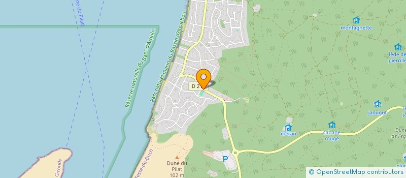 localisation de l'entreprise LE PETIT NICE  LA TESTE-DE-BUCH