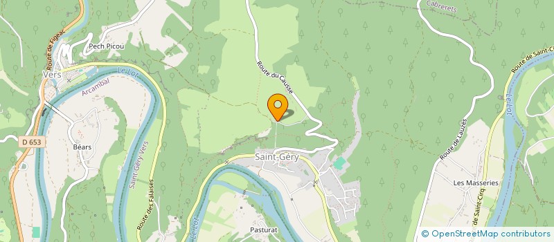 localisation de l'entreprise LE PETIT NICE  SAINT GERY-VERS