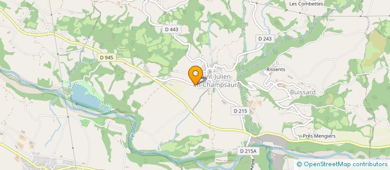 localisation de l'entreprise LE PETIT NICE DE BEAUREGARD  SAINT-JULIEN-EN-CHAMPSAUR