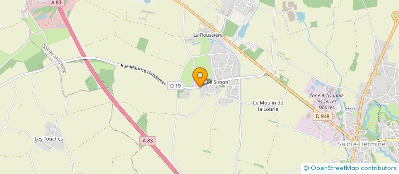 localisation de l'entreprise LE PETIT NID à SAINTE-HERMINE