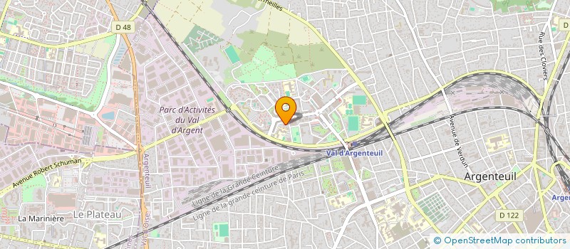 localisation de l'entreprise LE PETIT NID  ARGENTEUIL