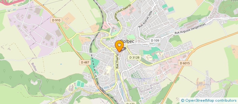 localisation de l'entreprise LE PETIT NID  BOLBEC