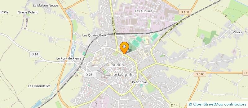 localisation de l'entreprise LE PETIT PANIER à LOUDUN